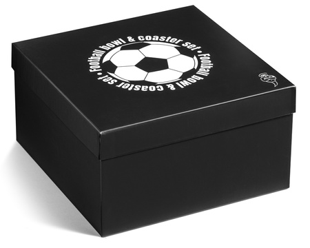 Miska piłkarza z futbolową podkładką