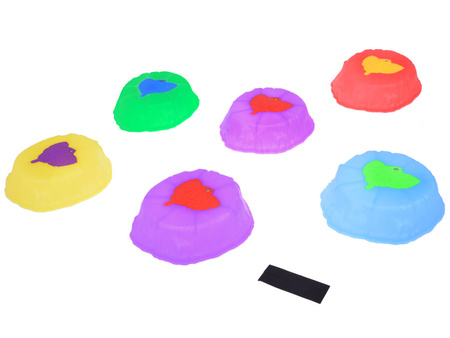 Ścieżka Sensoryczna świecąca - kamienie do treningu równowagi 6 szt.