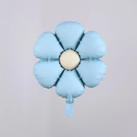 BALON FOLIOWY kwiatek niebieski 47,5 x 59,5 cm