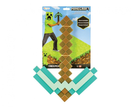 Zestaw Creeper MINECRAFT (maska + kilof)