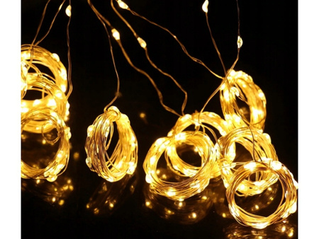 Girlanda lampki Świąteczne kurtyna 300 LED 3x3m