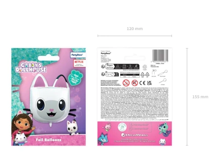 Balon foliowy Koci Domek Gabi Panduś 65 x 57 cm