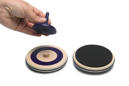 Drewniana gra zręcznościowa CURLING