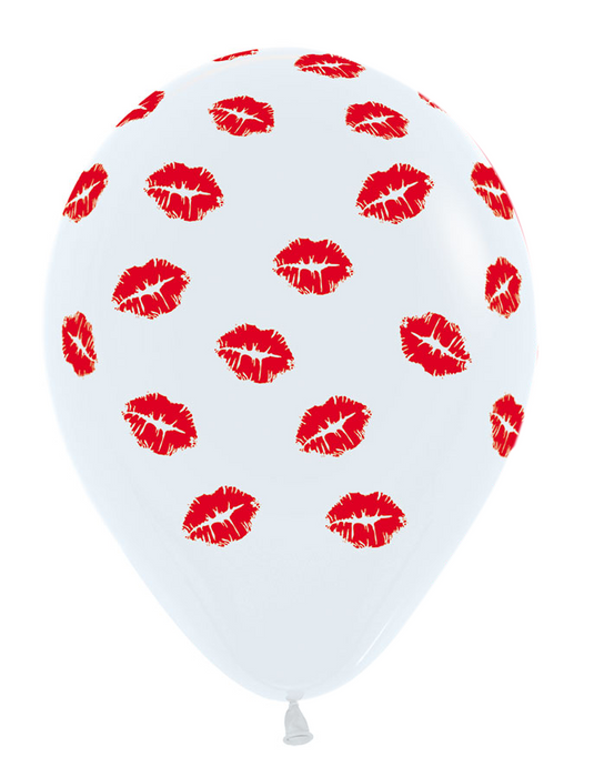 Balon Sempertex Całusy USTA Czerwone - 1 sztuka