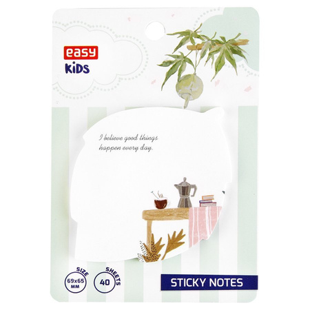 Karteczki kartki samoprzylepne okrągłe mix wzorów