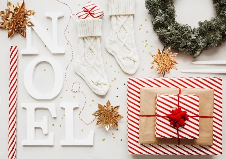 Kokardki rozetki i wstążka welurowa zestaw czerwony