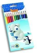 Kredki ołówkowe 12 kolorów trójkątne JOVI