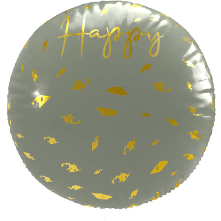 Balon Foliowy Happy B-Day 3D trójwymiarowy 56 cm