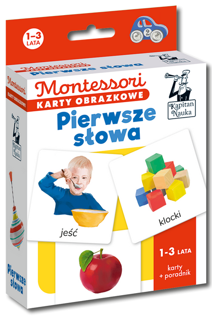 Montessori Pierwsze Słowa KARTY OBRAZKOWE 1-3