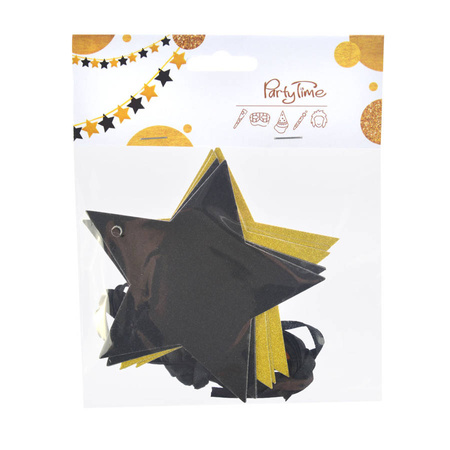 Girlanda papierowa Gwiazdki Celebrate 300 cm Sylwester