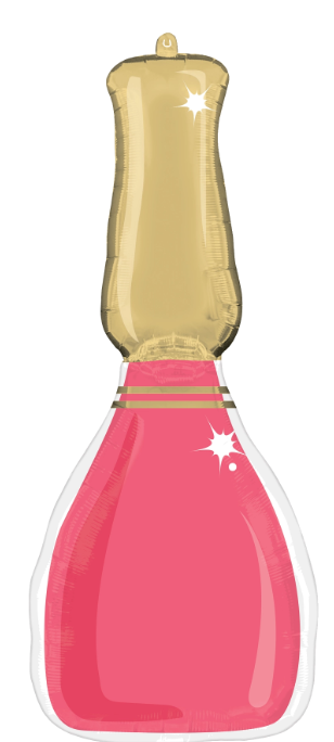 Balon foliowy Lakier do paznokci butelka 37 cali