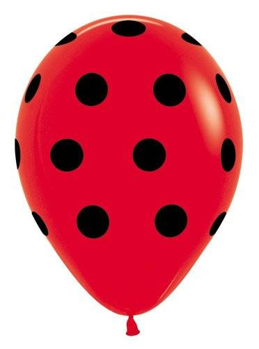 Balony Sempertex Kropki 12'' 50 szt Biedronka