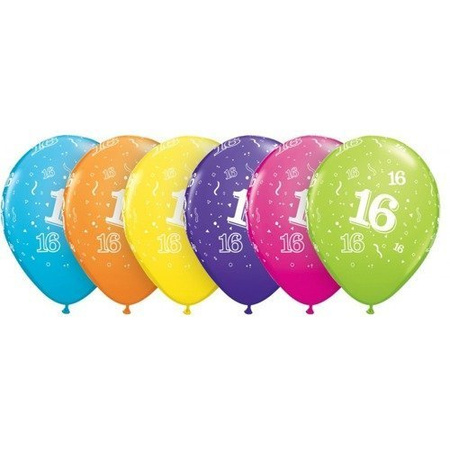 Qualatex 11 cali  Cyfra 16 1 sztuka