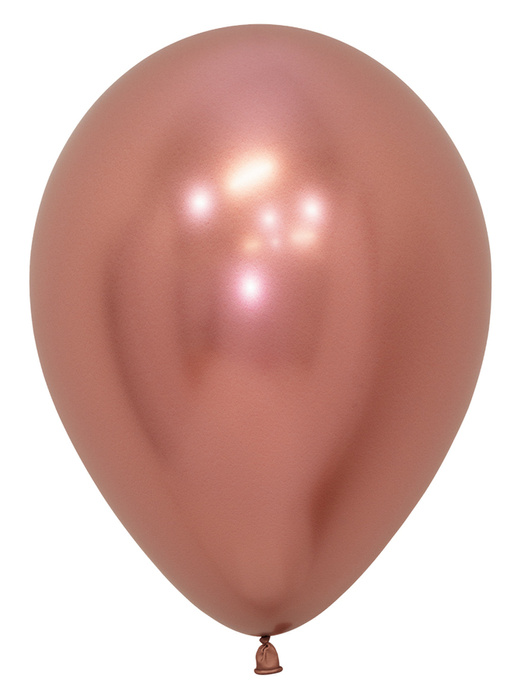Balony Sempertex Chrome Shiny Reflex Rose Gold 5 cali 50 szt.