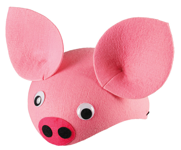 Czapka filcowa Świnka