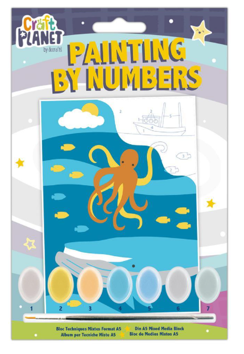 Zestaw do malowania po numerach - Podwodny Świat