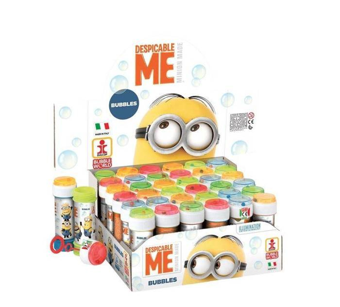 Małe bańki mydlane 60 ml Minionki