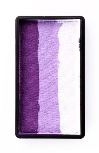 Farba do twarzy Split Cake 28g DEEP PURPLE/ LILAC/ WHITE PartyXplosion