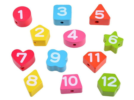 Zabawka Zegar edukacyjny drewniany z sorterem