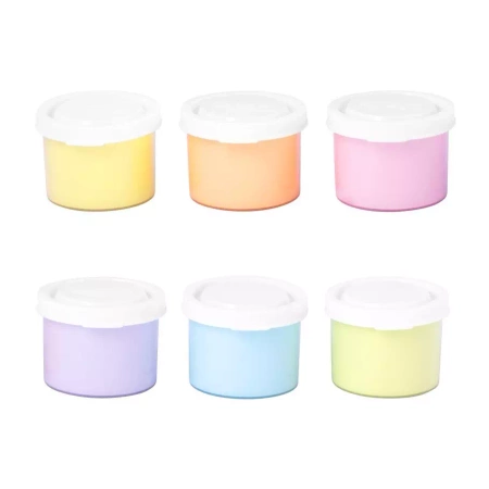 Farby do malowania palcami pastelowe JOVI 6x35ml