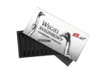 Węgiel rysunkowy 12 sztuk Easy