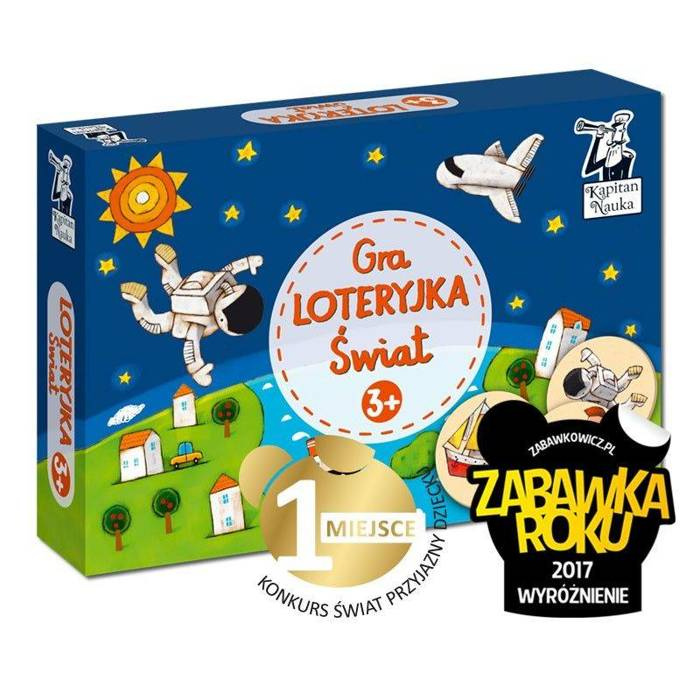 ŚWIAT 3+ GRA LOTERYJKA KAPITAN NAUKA