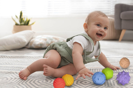 Piłeczki sensoryczne buźki 6 szt. Tullo