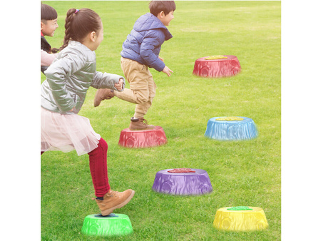 Ścieżka Sensoryczna świecąca - kamienie do treningu równowagi 6 szt.