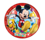 Talerzyki papierowe Mickey okrągłe 8 szt