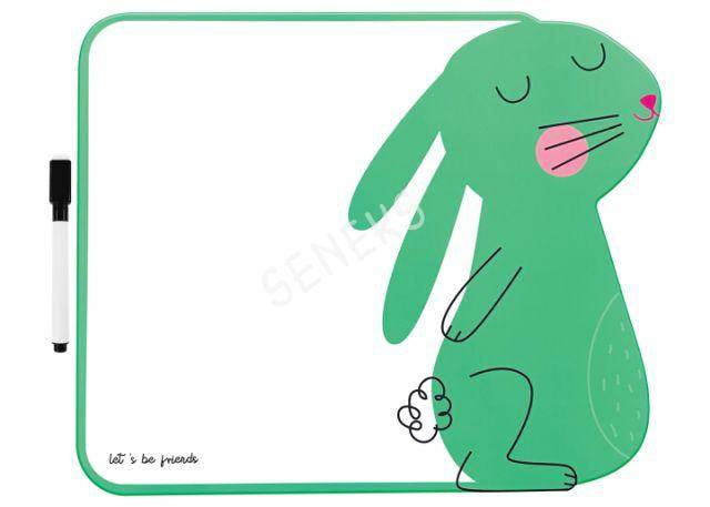 Tablica suchościeralna magnetyczna KRÓLIK + akcesoria