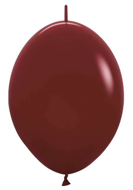 Balony do girland (Link-o-loon) LOL 12 cali Sempertex Solid 50 szt. Merlot