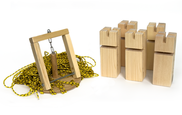 Gra integracyjna Wieża DŹWIG Wieża współpracy pojedyncza żółta