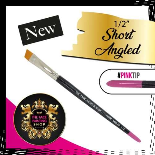 Pędzel skośny 1/2 Short Angled - The Face Painting Shop