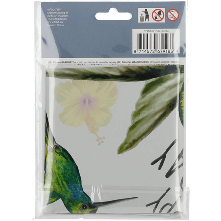 Balon foliowy Happy Birthday Koliber 45 cm