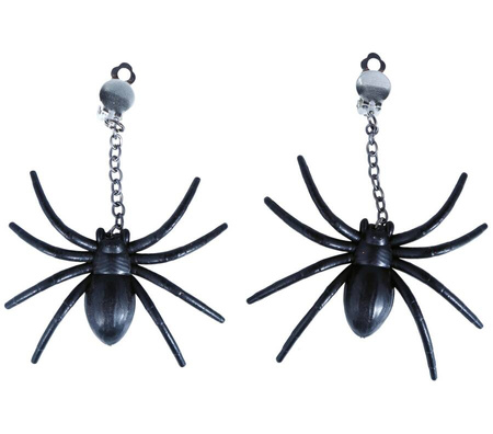 Naszyjnik i kolczyki PAJĄK zestaw Halloween