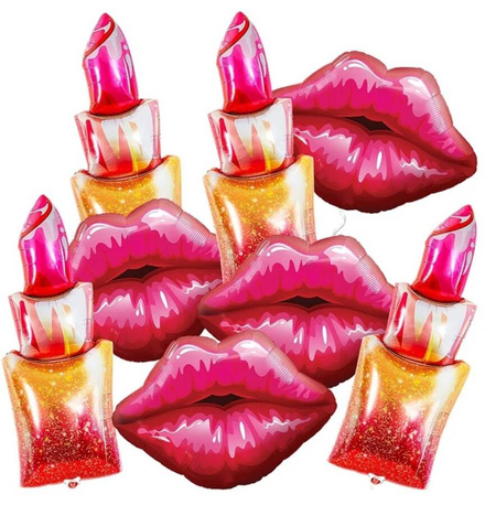 Balon foliowy szminka pomadka 40 x 95 cm