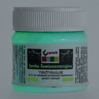 Farba do tkanin FOSFOROWA luminescencyjna PROFIL