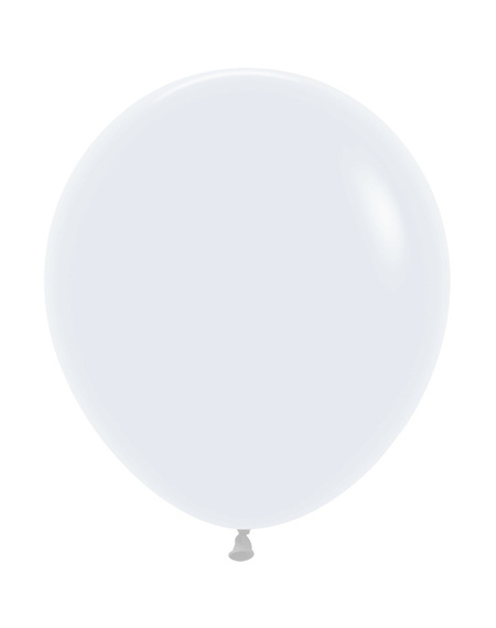 Balon lateksowy 18" Sempertex Solid 1 szt. White