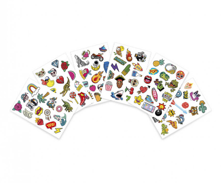 Tatuaże zmywalne/ wodne dla chłopca mix wzorów 1 arkusz