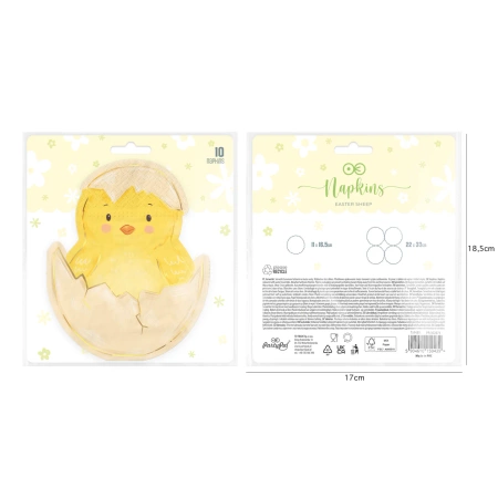 Serwetki papierowe Kurczak w skorupce 10 szt.