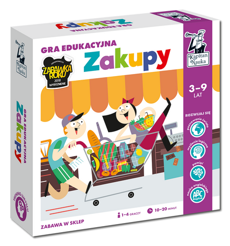 ZAKUPY 3-9 GRA EDUKACYJNA KAPITAN NAUKA