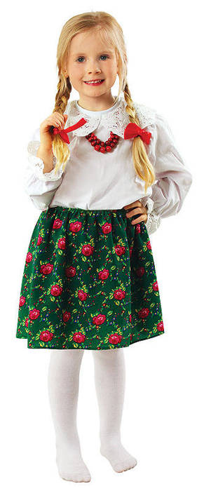 Strój GÓRALKA Z KORALAMI LUX