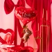 Balon foliowy Miś z sercem I love You 42x69 cm