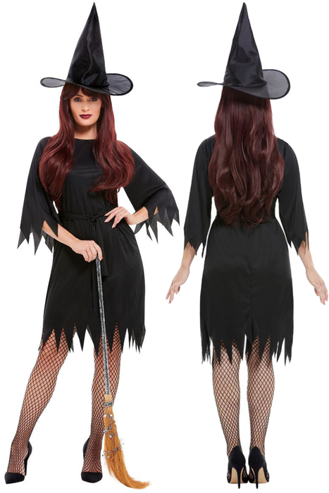 Strój dla dorosłych Upiorna Wiedźma Czarownica