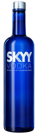 Butelka 750 ml SKYY VODKA BOTTLE kolor NIEBIESKI