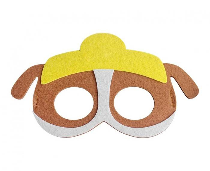 Maska filcowa Piesek jak Psi Patrol Rubble