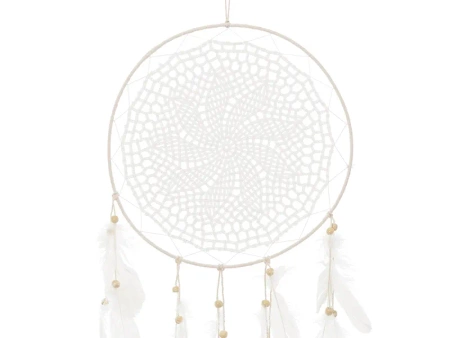 Łapacz snów - Piórka, złamana biel, 30x94cm
