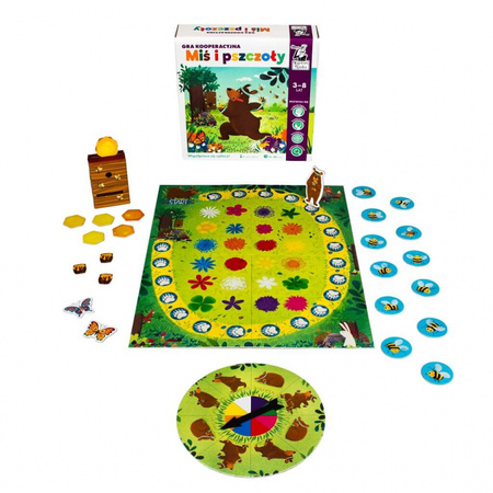Gra Kooperacyjna Miś i pszczoły 3-8 lat