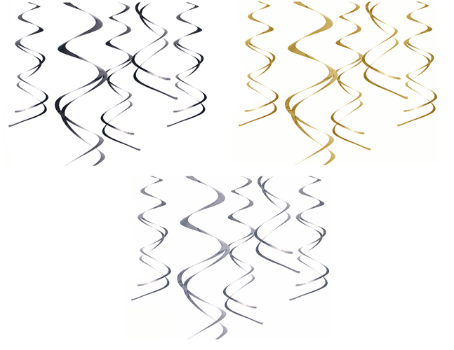 Girlanda wisząca świderki dekoracyjne