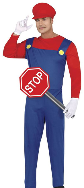 Strój męski Mario hydraulik